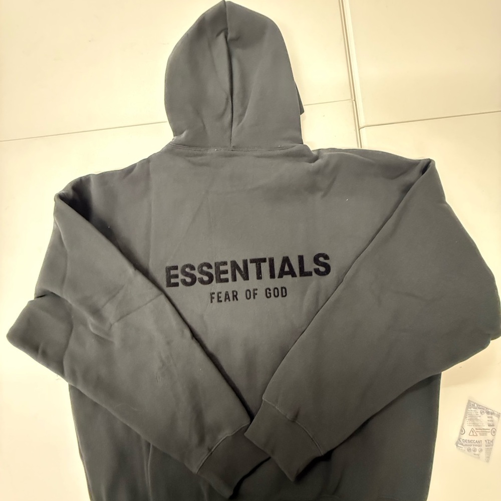 Fear of God Essentials Hoodie in Black